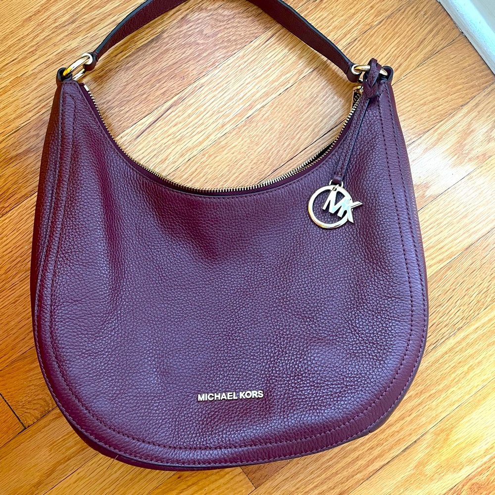 Michael Kors purse, burgundy